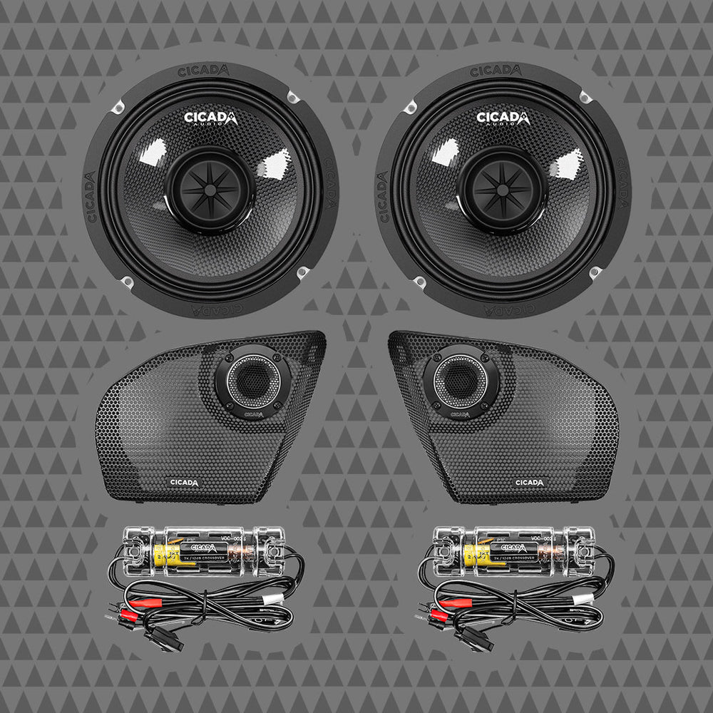 Cicada Audio 24CXK65RG 2024+ Road Glide complete 6.5-inch component speaker kit