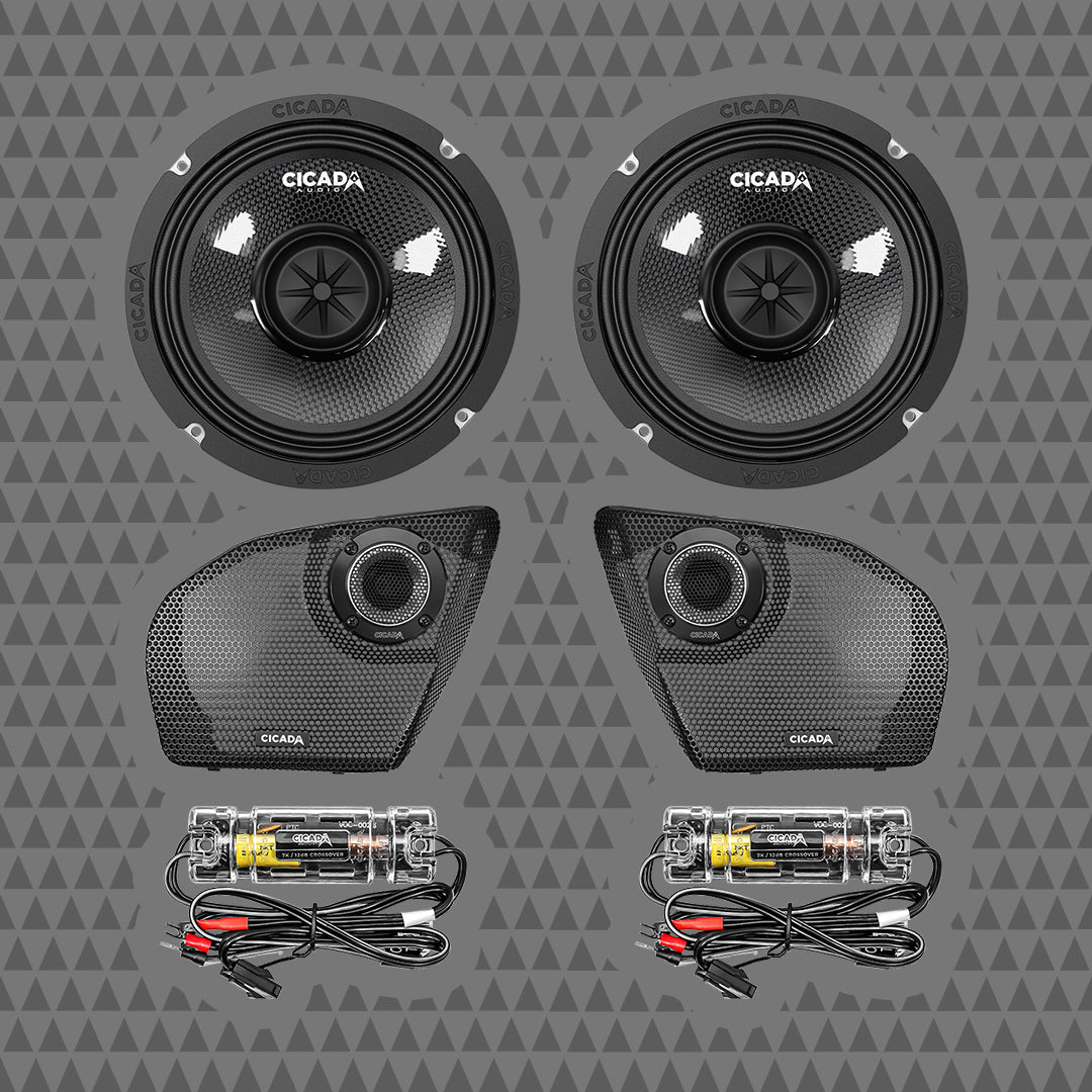 Cicada Audio 24CXK65RG 2024+ Road Glide complete 6.5-inch component speaker kit