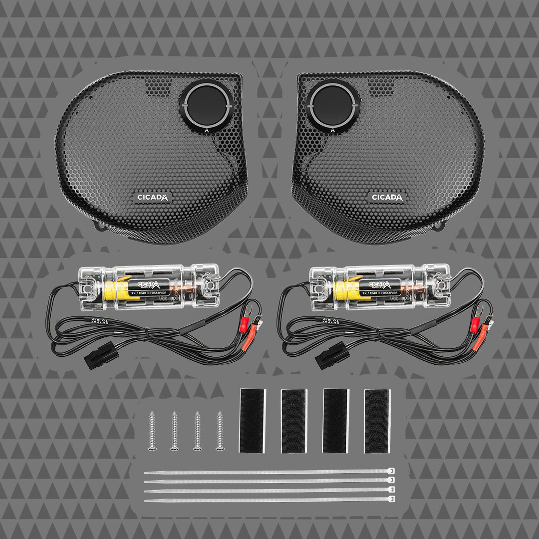 Cicada Audio 24CXK65SG 2024+ Street Glide complete 6.5-inch component speaker kit
