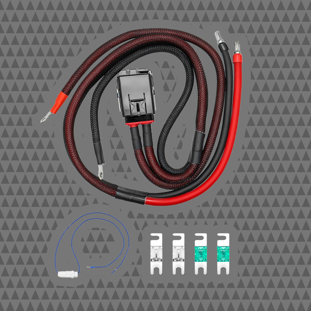 Cicada Audio HDPG2KT 2-AWG Tour-Pak amplifier power and ground wiring kit