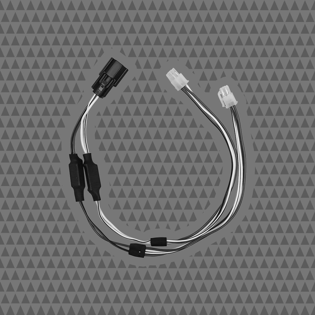 Cicada Audio HDRiMY Harley-Davidson rear factory plug to Molex Y adapter for bridged amplifier input