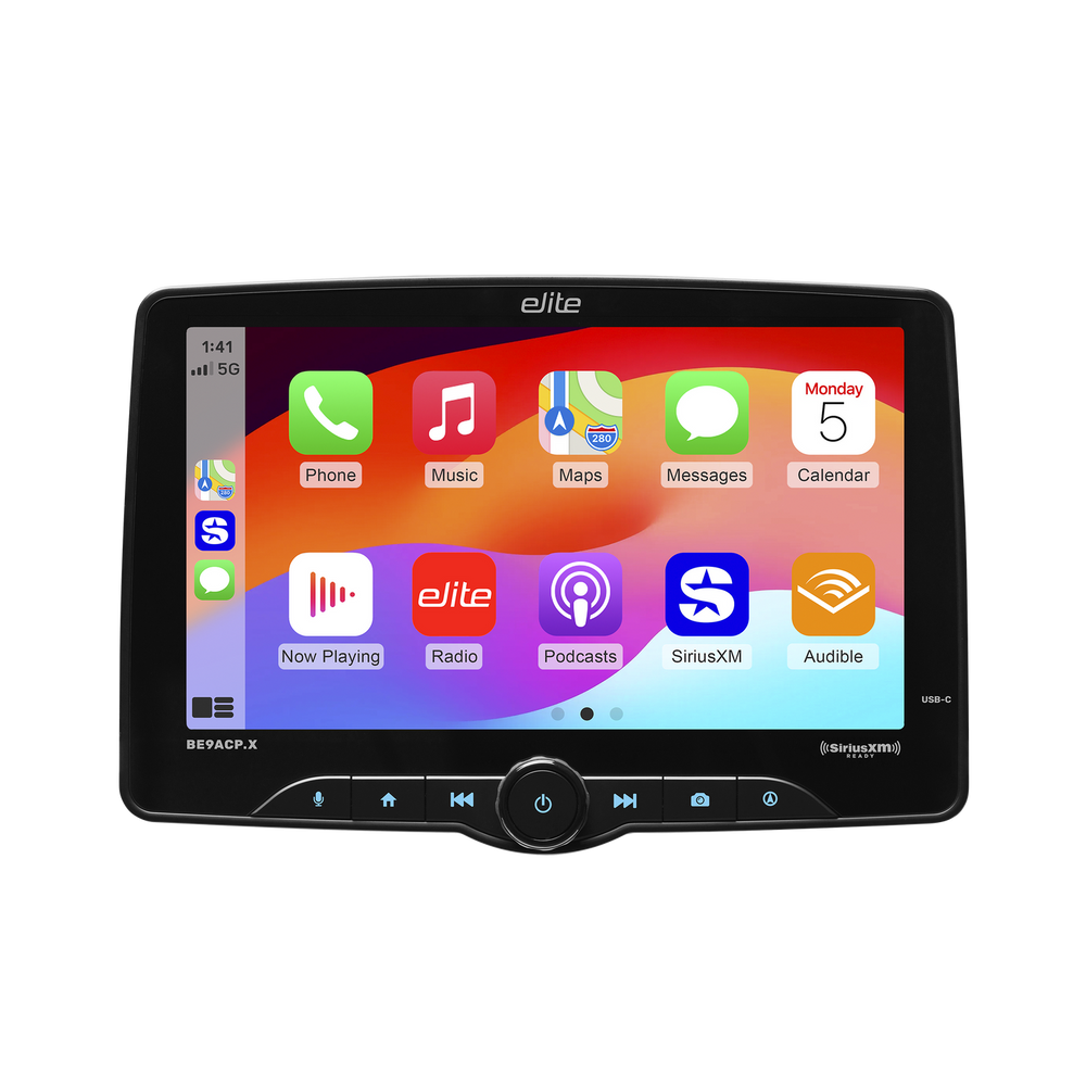 BOSS Elite BE9ACP.X 9-Inch Wired Apple CarPlay & Android Auto Receiver