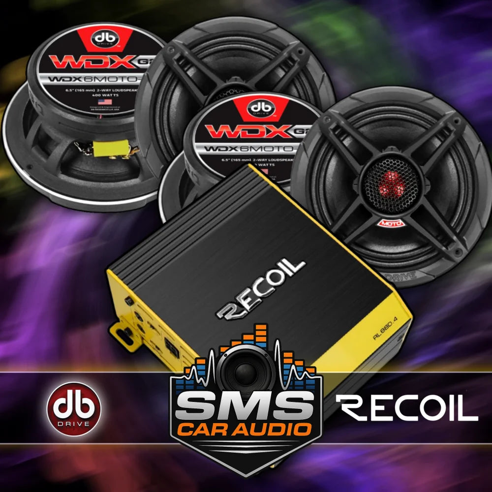 Db Drive Wdx6moto-g2 6.5’’ Moto 2-way Speakers 4 Pack (2
