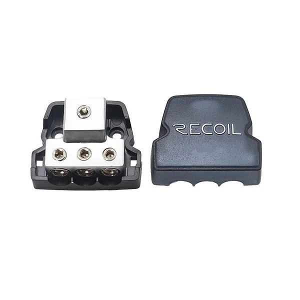 Db13 Recoil 3 Way Power Distribution Block 1 x 0/2/4 Gauge