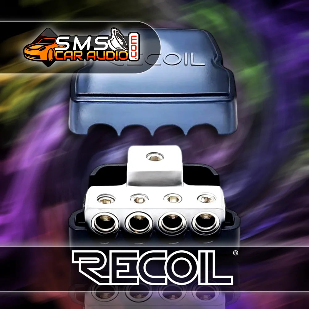 Db14 Recoil 4 Way Power Distribution Block - Sms Car Audio