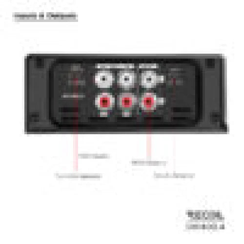 Recoil Dii1400.4 1400 Watts Class-d4 -chnnel Amplifier