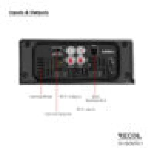 Recoil Dii5000.1 5000 Watts Class-d Mono Amplifier - Audio