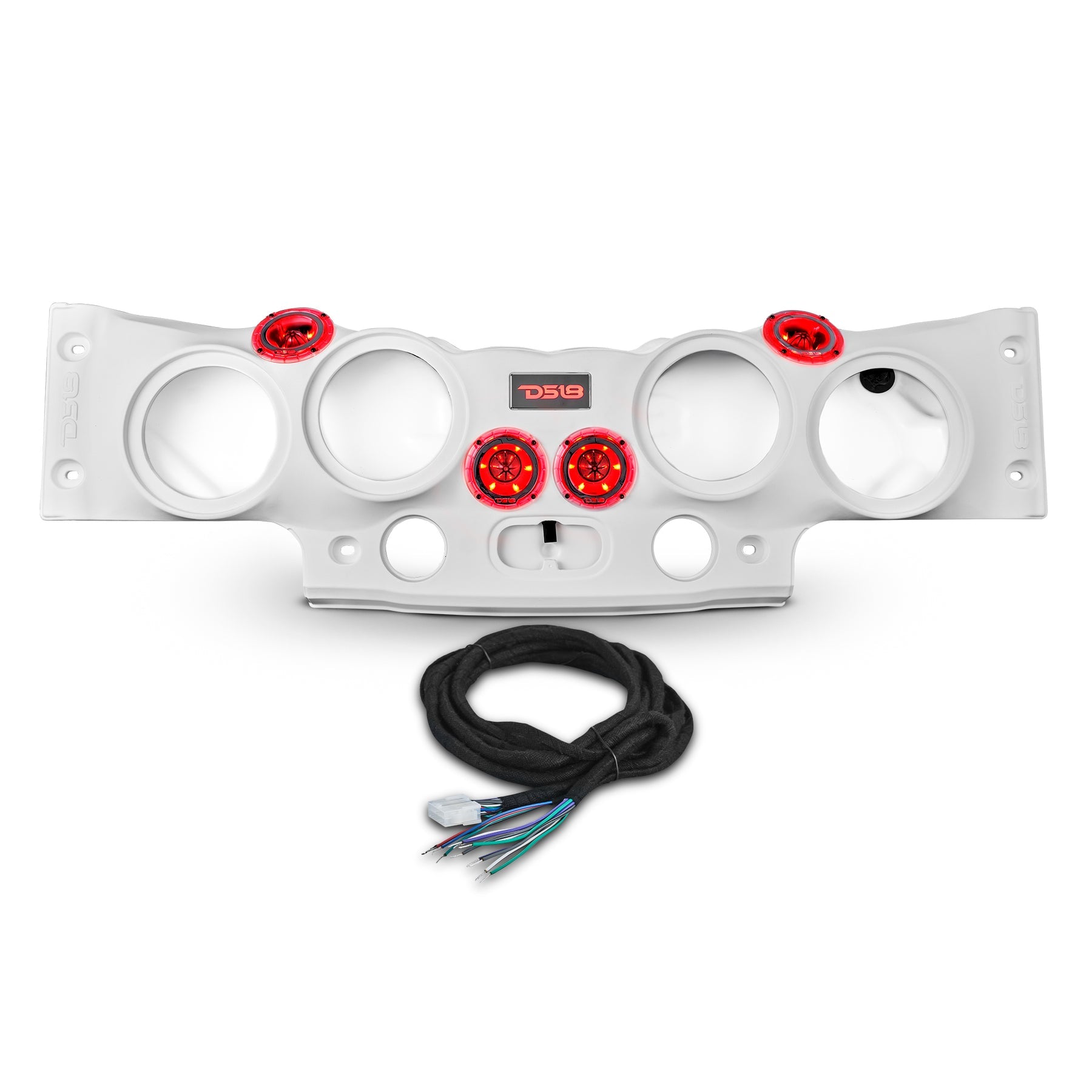 DS18 JK-SBAR white overhead sound bar for Jeep JK and JKU