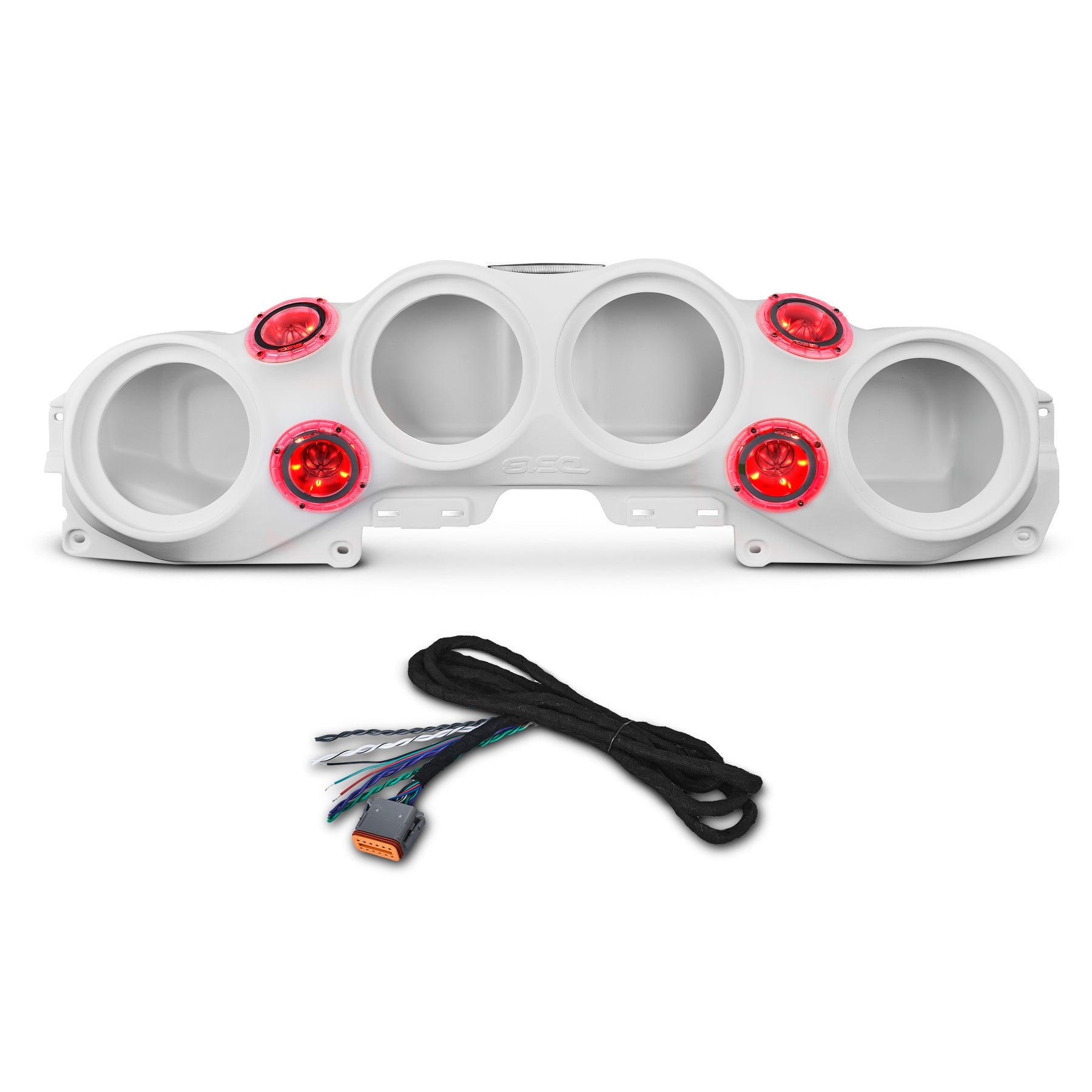 DS18 JL-SBAR white overhead sound bar for Jeep JL JLU and JT Gladiator