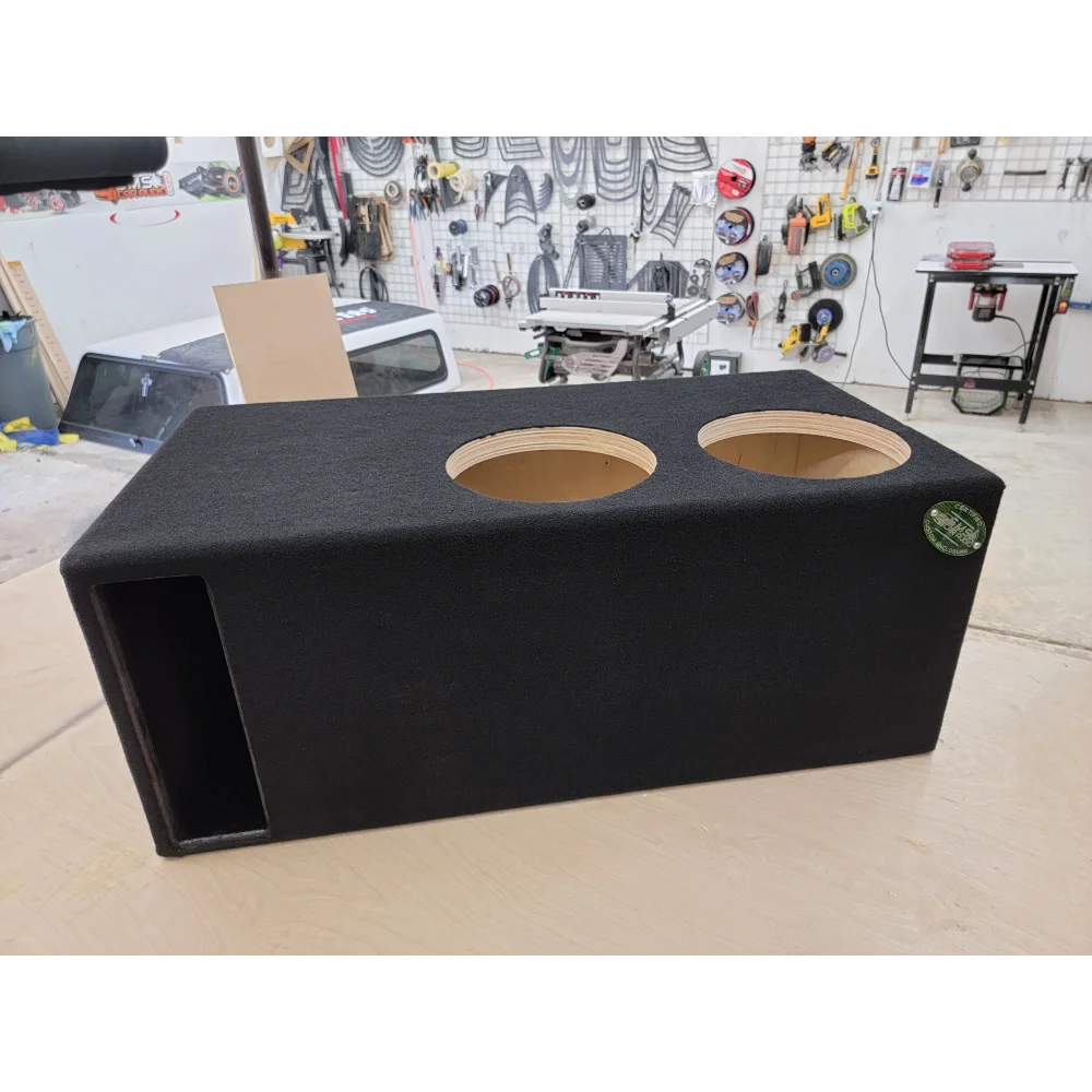 Dual 12″ Custom-built Subwoofer Enclosure (built-to-order)