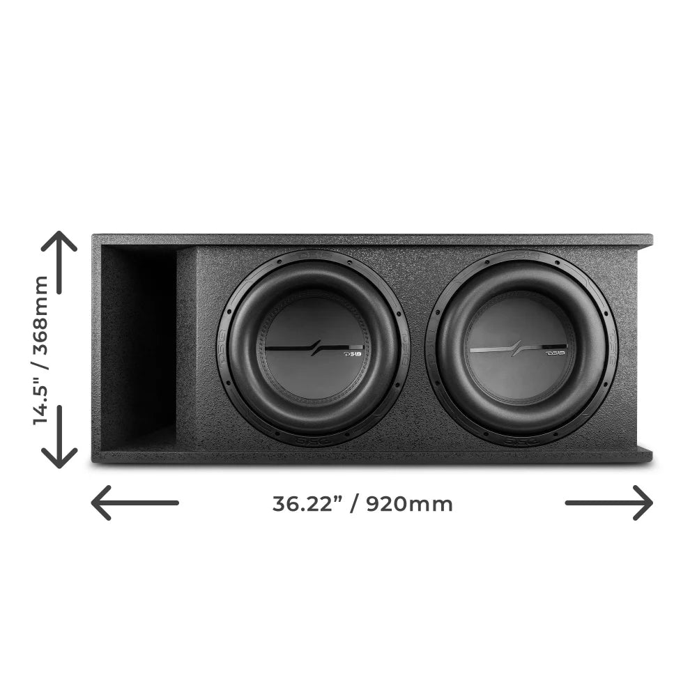 Dual 12’’ Loaded Subwoofer Ported Rugged Armored