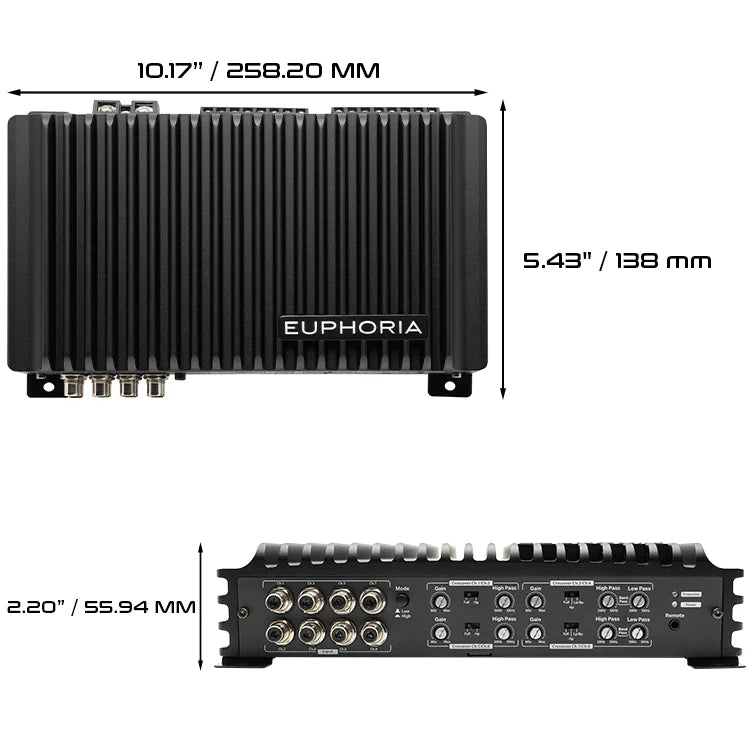 Euphoria Ea8.600: 8-channel Class d Amplifier - Db Drive