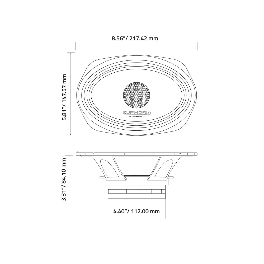 Ex69ncx: Neo 6’’×9’’ 2-way Loudspeaker - Speaker Sms Car