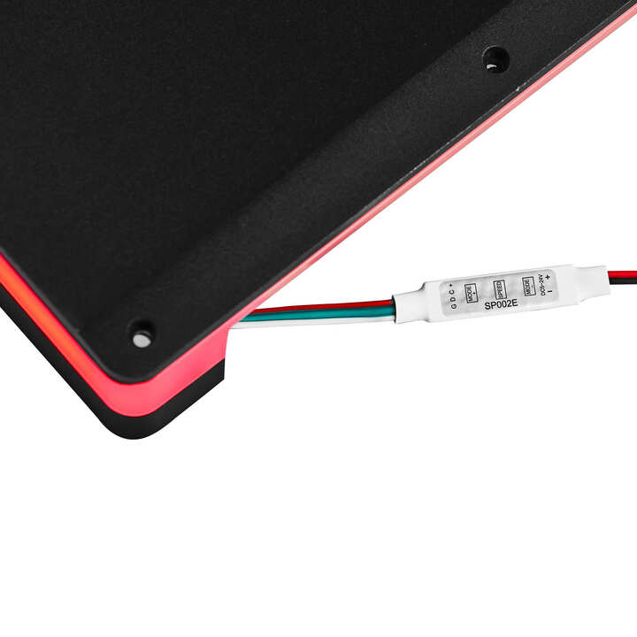 Flush Mount / Surface Mount 6 Channel Class D Amplifier With Acrylic Cover for Custom Installation 6 X 180 Watts RMS @ 4 Ohm