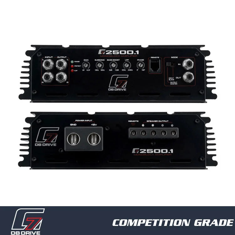 G7 2500.1: Mono Class d Amplifier - Sms Car Audio