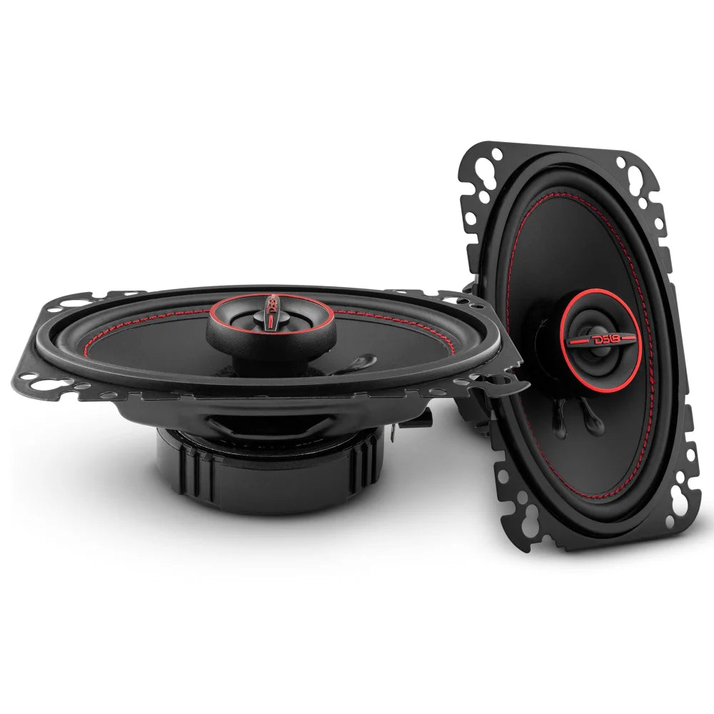 Gen-x 4x6 2-way Coaxial Speakers 45 Watts Rms 4-ohm - Car