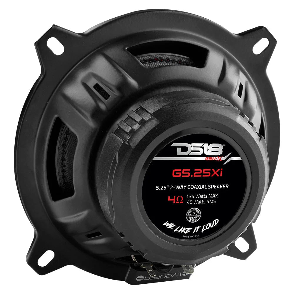 Gen-x 5.25’’ 2-way Coaxial Speakers 45 Watts Rms 4-ohm