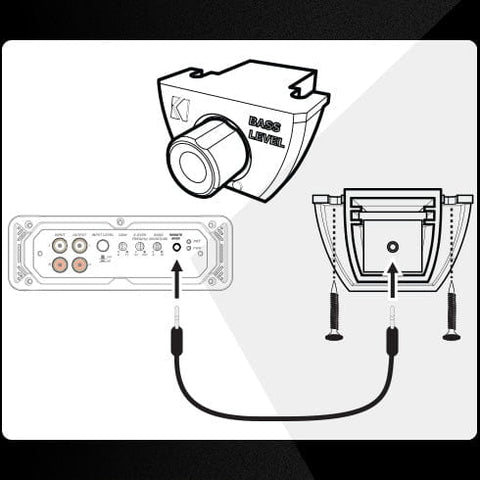 46cxarct Kicker Remote Bass Level Control (wired)