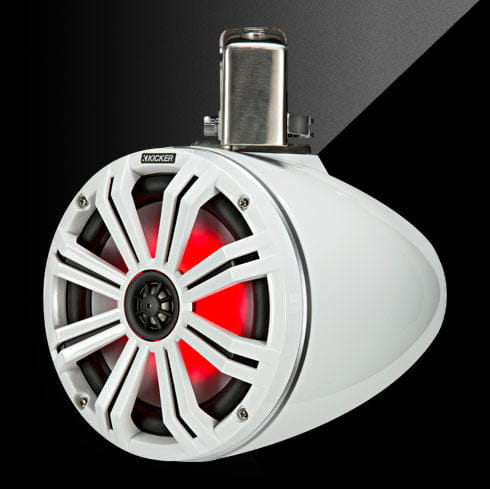 45kmtc8w Kicker Km Series 8’’ White Marine Led Lighted