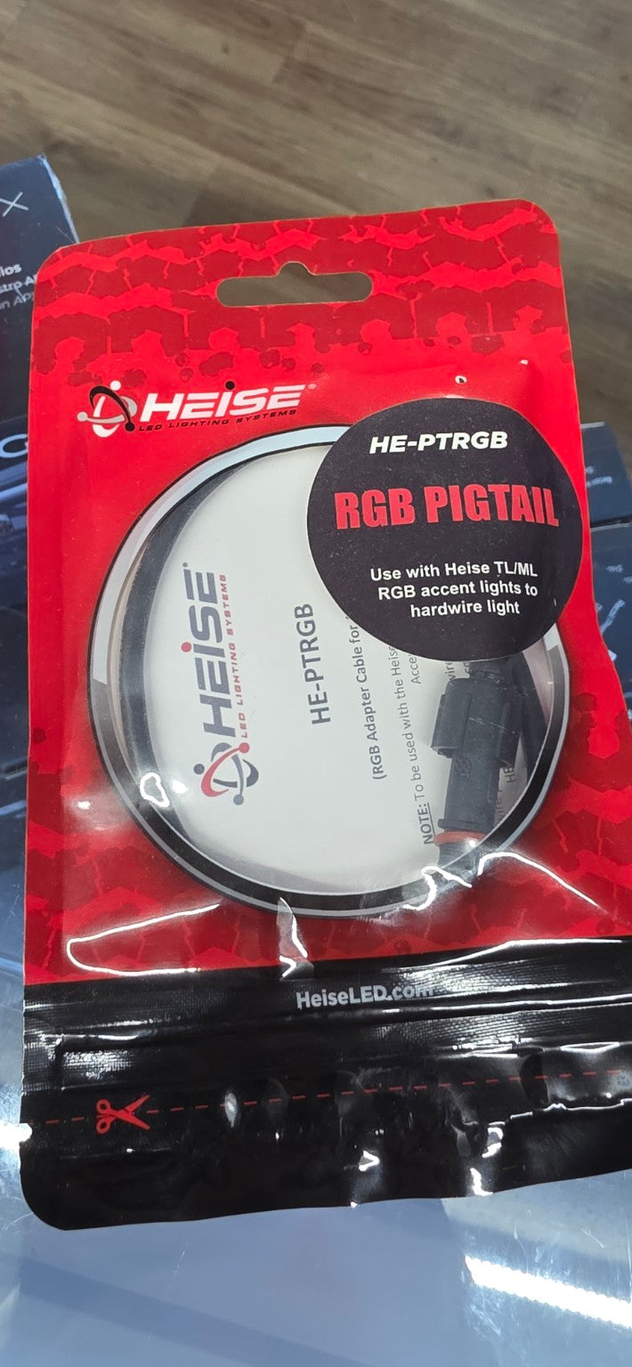 Heise HE-PTRGB RGB pigtail adapter actual SMS Car Audio inventory