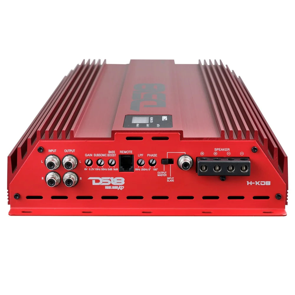 Hooligan Ko 1-channel Amplifier with Voltmeter 8000 Watts