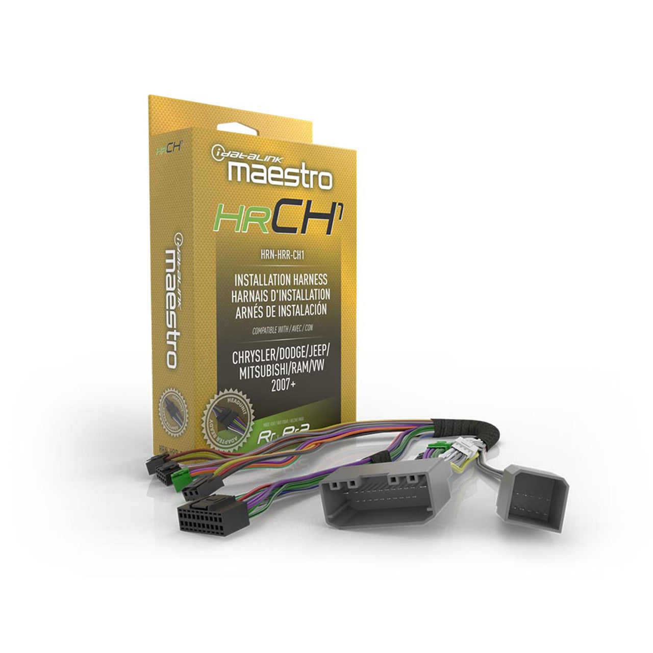 iDatalink Maestro HRN-HRR-CH1 radio replacement T-harness for Chrysler Dodge Jeep and RAM