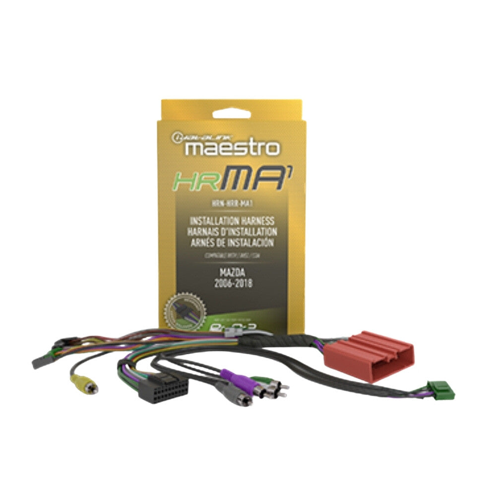 iDatalink Maestro HRN-HRR-MA1 radio replacement T-harness for Mazda