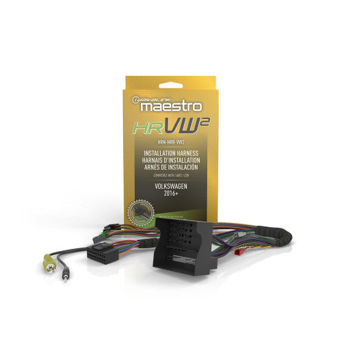 iDatalink Maestro HRN-HRR-VW2 radio replacement T-harness for Volkswagen and Audi