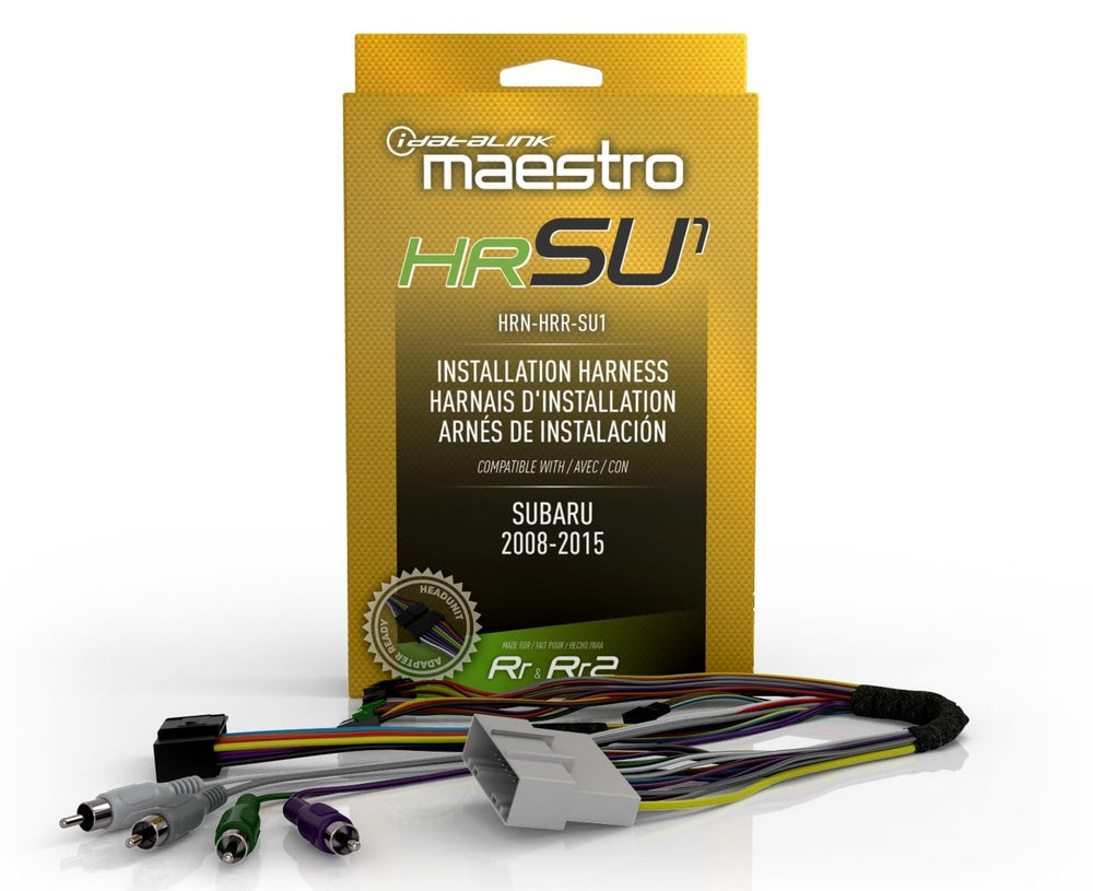 iDatalink Maestro HRN-HRR-SU1 radio replacement T-harness for Subaru
