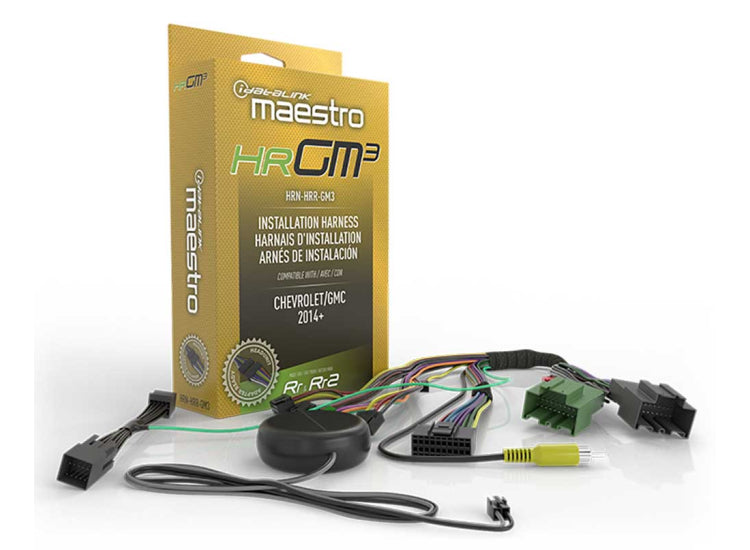 iDatalink Maestro HRN-HRR-GM3 radio replacement T-harness for Chevrolet GMC Buick and Cadillac