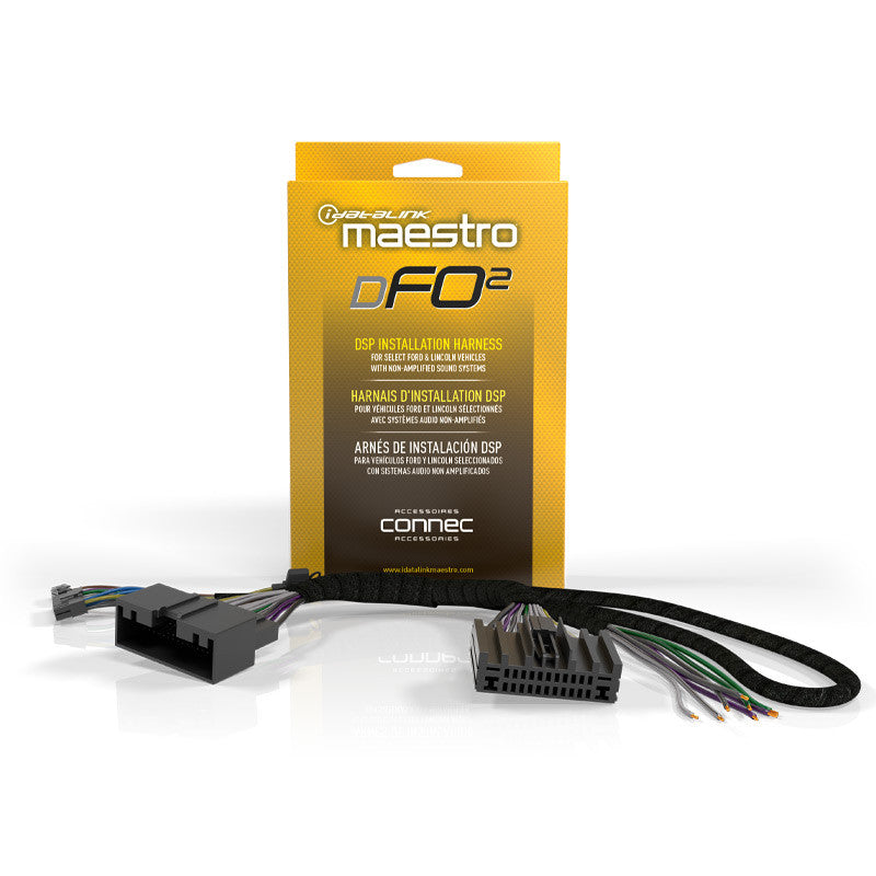iDatalink Maestro HRN-DSP-FO2 non-amplified DSP T-harness for Ford and Lincoln