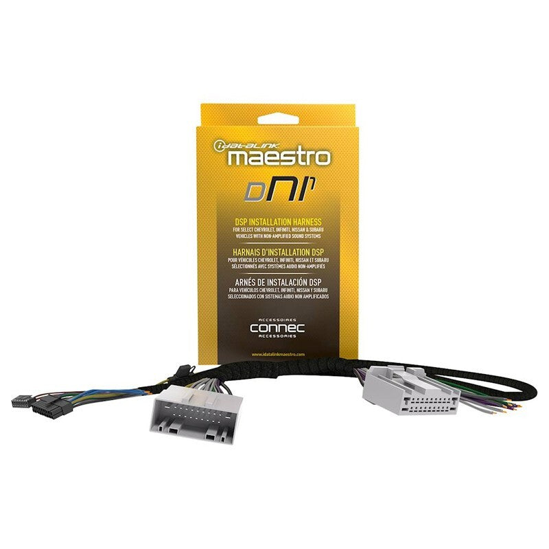 iDatalink Maestro HRN-DSP-NI1 non-amplified DSP T-harness for Nissan Infiniti and Subaru