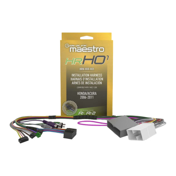 iDatalink Maestro HRN-HRR-HO1 radio replacement T-harness for Honda and Acura