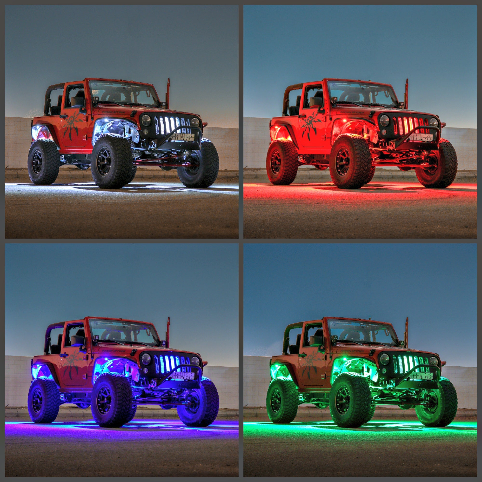 Infinite Offroad LUX Monster Magnetic Rock Light Kit manufacturer image