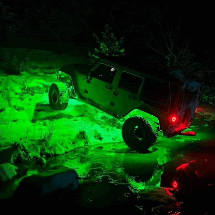 Infinite Offroad Truck Jeep RGB+W Rock Light Kit manufacturer gallery image