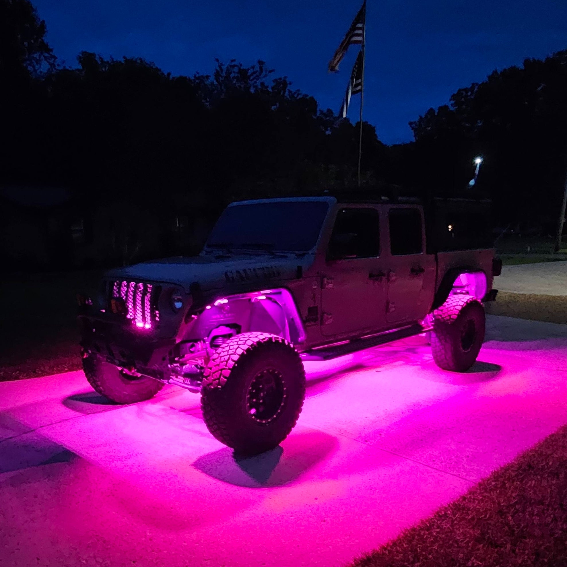 Infinite Offroad Truck Jeep RGB+W Rock Light Kit manufacturer gallery image