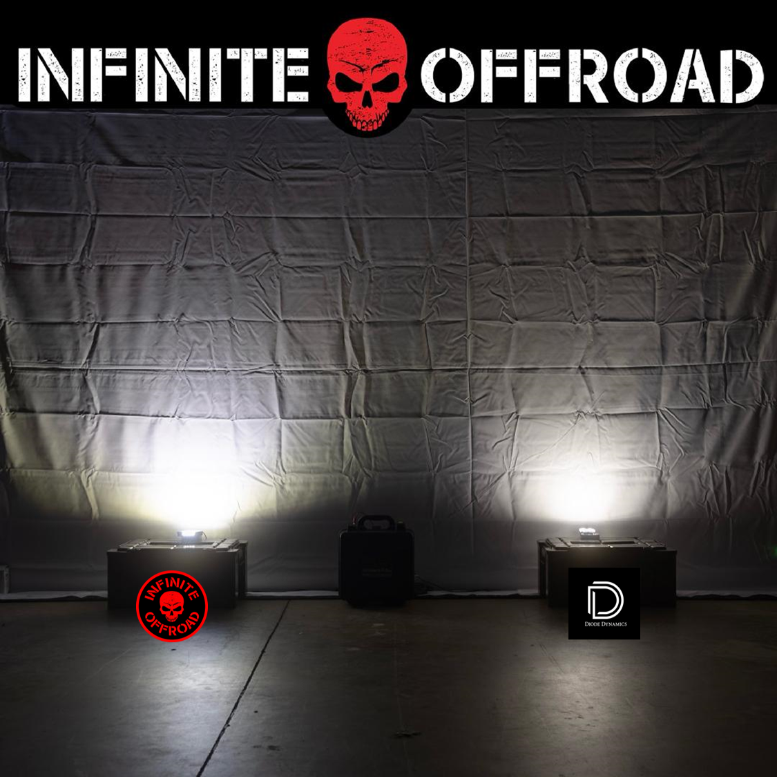 Infinite Offroad Truck Jeep Single Color Rock Light Kit manufacturer gallery image