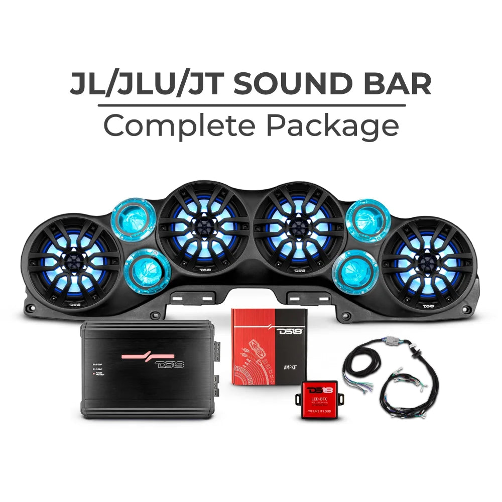 Jeep Jl/jt 2018–2023 Overhead Sound Bar Package - Build
