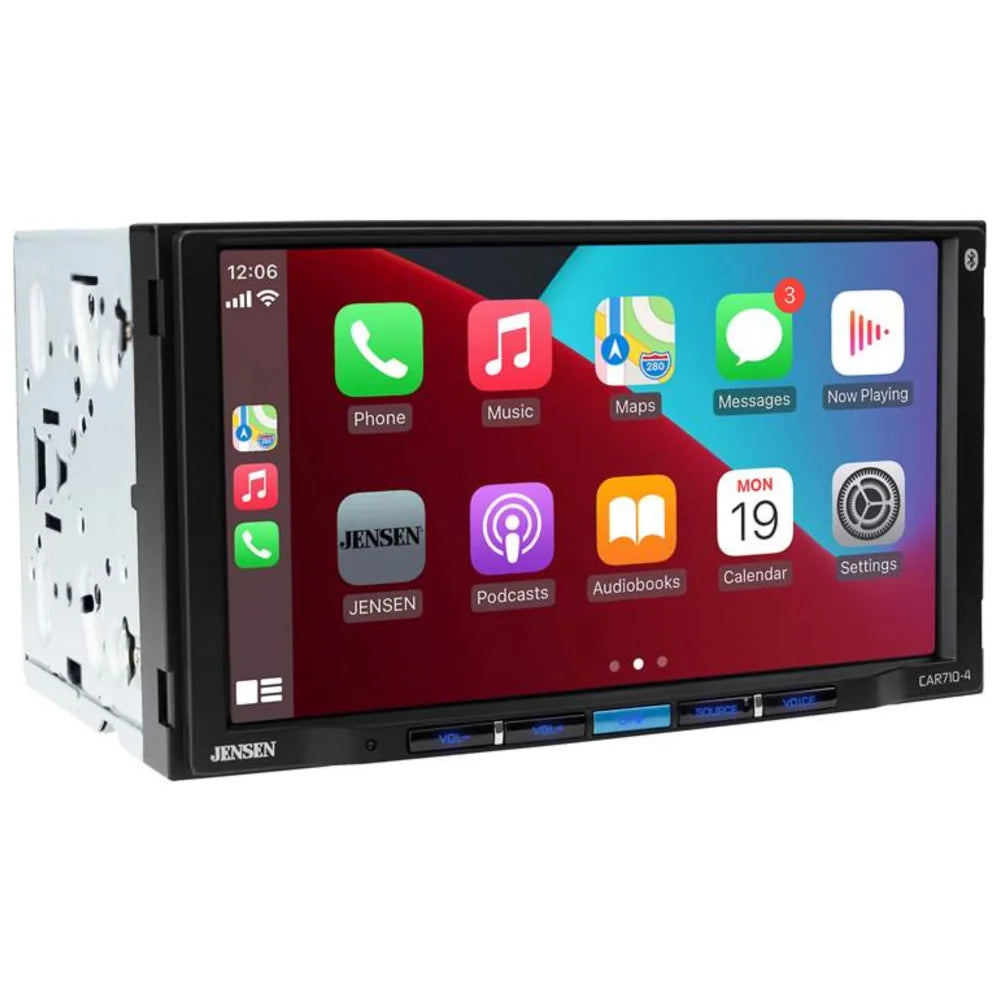 Jensen 7’’ Touchscreen Bluetooth Car Radio with Backup