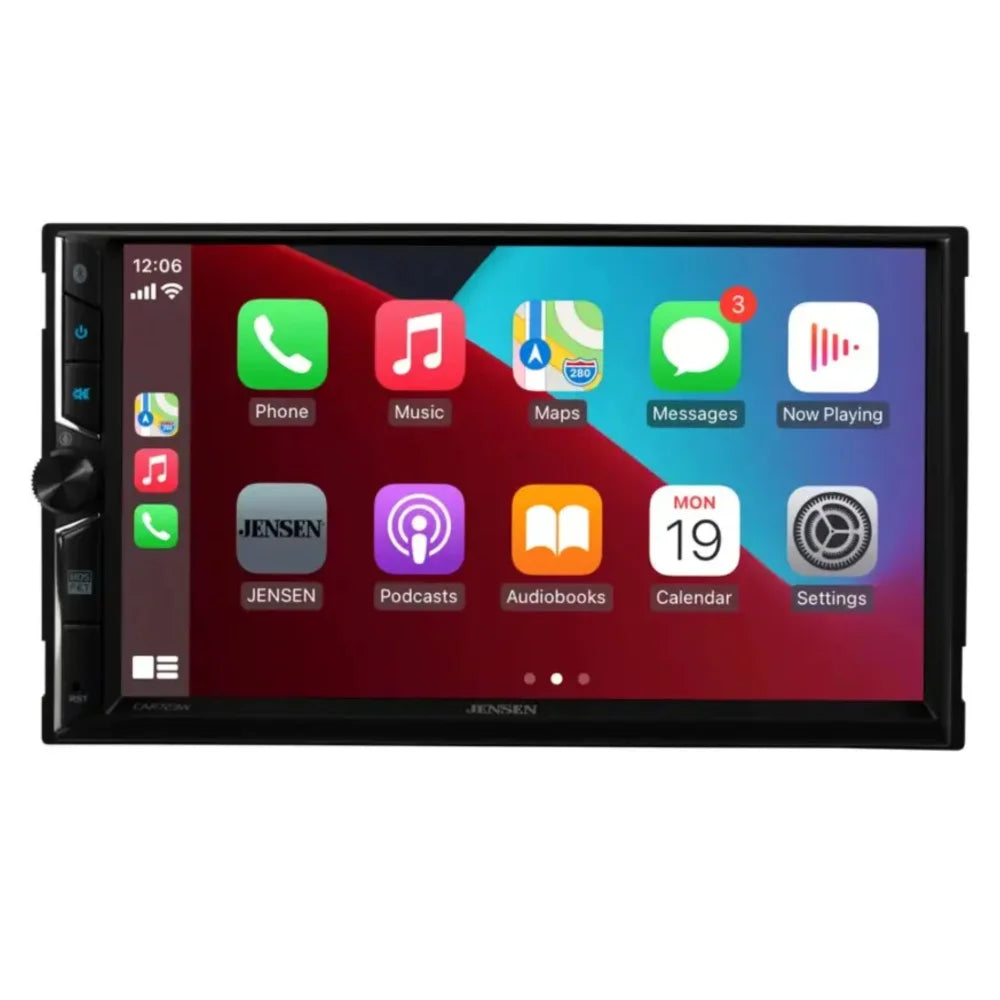 Jensen 7’’ Touchscreen Bluetooth Car Radio with Backup