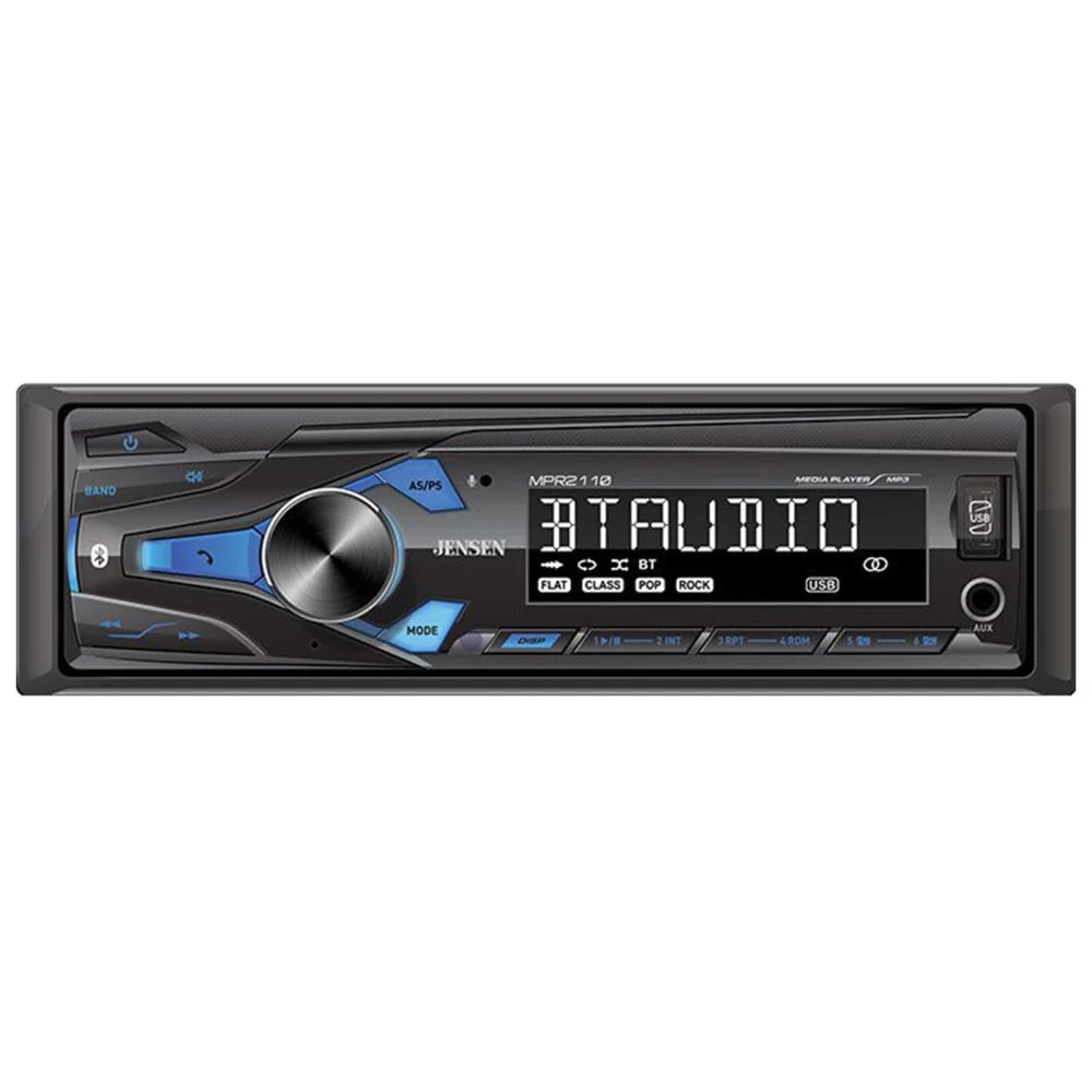 Jensen Mpr2110 Single Din Bluetooth Am/fm Mp3 Usb/aux