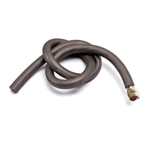 Kicker 1/0awg Power Wire 50ft Gray – Gun-metal Cable Tinned
