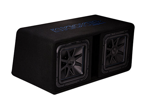 Kicker 44DL7S122 dual 12-inch L7S vented loaded enclosure