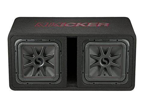 Kicker 45DL7R122 dual 12-inch L7R vented loaded enclosure