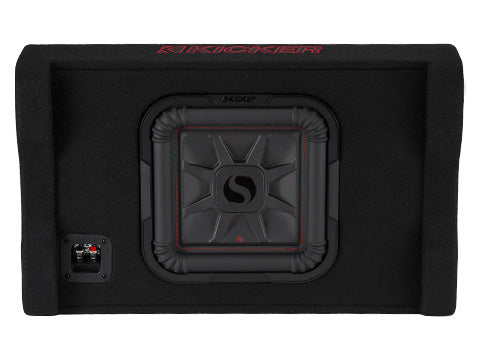 Kicker 49L7TDF102 single 10-inch L7T down-firing loaded enclosure