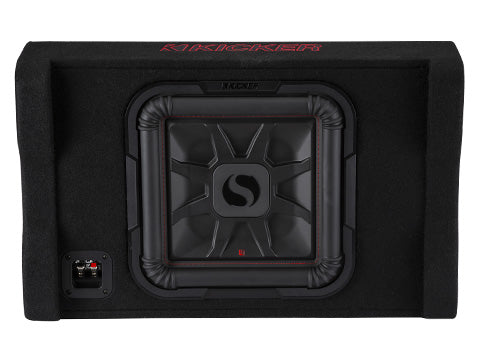 Kicker 49L7TDF122 single 12-inch L7T down-firing loaded enclosure