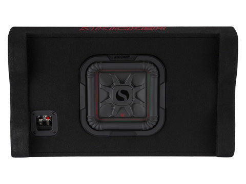 Kicker 49L7TDF82 single 8-inch L7T down-firing loaded enclosure