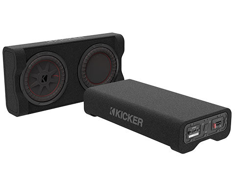 Kicker 51PTRTP10 powered 10-inch CompRT down-firing enclosure