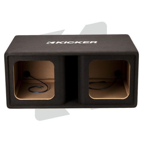 KICKER 53DUL712 Dual 12-Inch L7 Unloaded Ported Enclosure