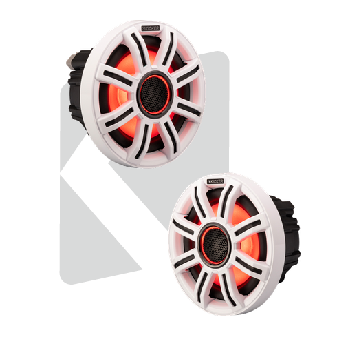 KICKER 53MMC654 MM 6.5-Inch RGBW Marine Speakers